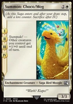Final Fantasy 0035 Summon: Choco/Mog (Foil)