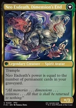 Final Fantasy 0220 Exdeath, Void Warlock//Neo Exdeath Dimension's End