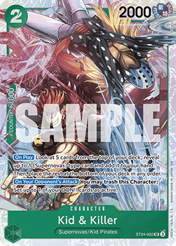 Green Jewelry Bonney ST24-002 Kid & Killer (Foil)