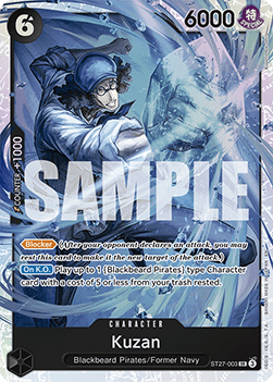 Black Marshall.D.Teach ST27-003 Kuzan (Foil)