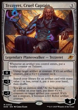Edge of Eternities 0002 Tezzeret, Cruel Captain