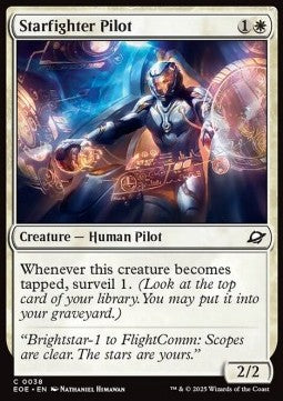 Edge of Eternities 0038 Starfighter Pilot (Foil)