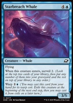 Edge of Eternities 0077 Starbreach Whale (Foil)