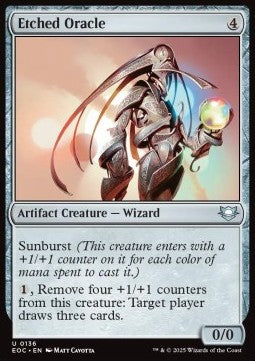 Edge of Eternities Commander 0136 Etched Oracle