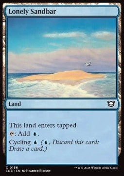 Edge of Eternities Commander 0166 Lonely Sandbar
