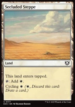 Edge of Eternities Commander 0177 Secluded Steppe