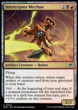 Edge of Eternities 0220 Interceptor Mechan (Foil)