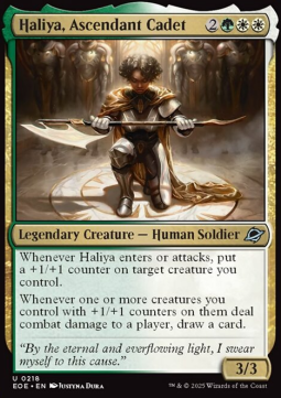 Edge of Eternities 0218 Haliya, Ascendant Cadet