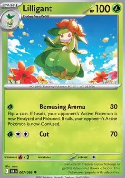 Black Bolt 007/086 Lilligant (Reverse Holo)