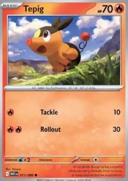 White Flare 011/086 Tepig