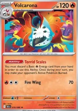 Black Bolt 016/086 Volcarona (Holo)