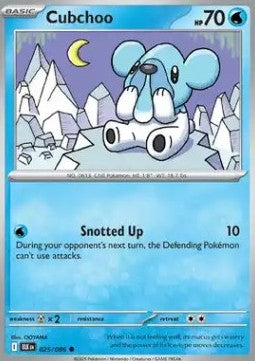 Black Bolt 025/086 Cubchoo
