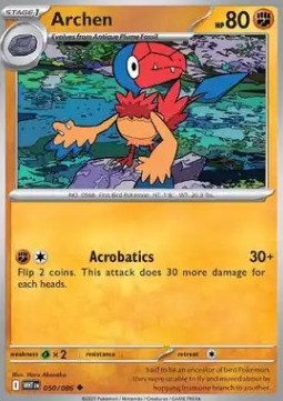 White Flare 050/086 Archen (Reverse Holo)
