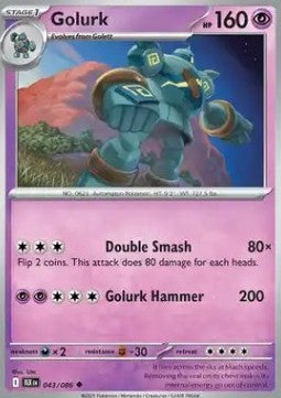 Black Bolt 043/086 Golurk (Reverse Holo)