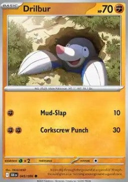 Black Bolt 045/086 Drilbur