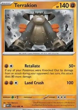 White Flare 054/086 Terrakion (Holo)