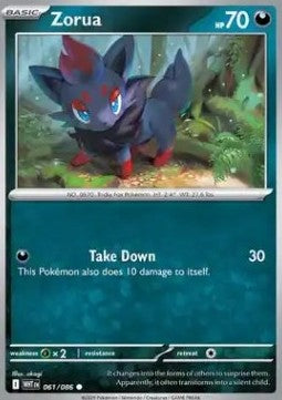 White Flare 061/086 Zorua (Reverse Holo)