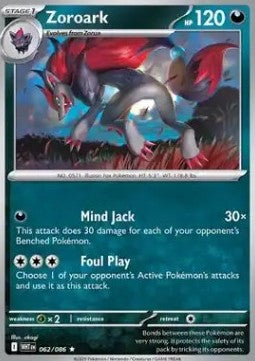 White Flare 062/086 Zoroark (Reverse Holo)