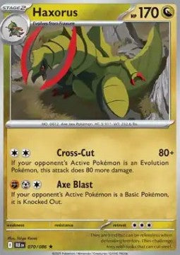 Black Bolt 070/086 Haxorus (Holo)