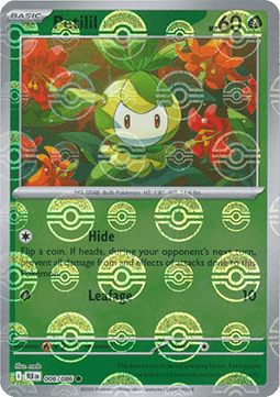 Black Bolt 006/086 Petilil (Reverse Holo Pokeball)