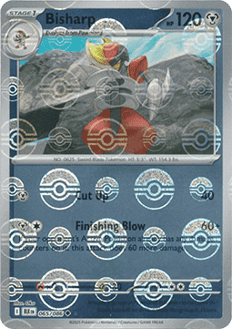 Black Bolt 065/086 Bisharp (Reverse Holo Pokeball)