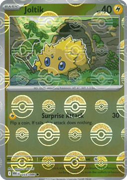White Flare 033/086 Joltik (Reverse Holo Pokeball)