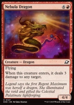 Edge of Eternities 0147 Nebula Dragon (Foil)