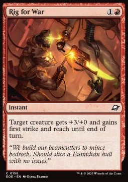 Edge of Eternities 0156 Rig for War (Foil)