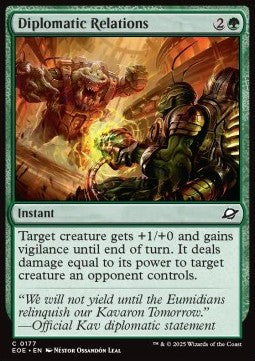 Edge of Eternities 0177 Diplomatic Relations (Foil)