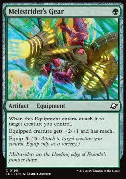 Edge of Eternities 0198 Meltstrider's Gear (Foil)