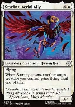 Marvel's Spider-man 0018 Starling, Aerial Ally