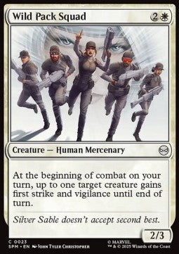 Marvel's Spider-man 0023 Wild Pack Squad (Foil)