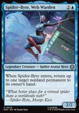 Marvel's Spider-man 0044 Spider-Byte, Web Warden (Foil)