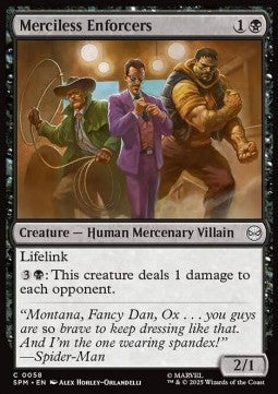 Marvel's Spider-man 0058 Merciless Enforcers (Foil)