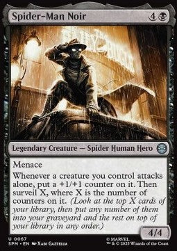 Marvel's Spider-man 0067 Spider-man Noir (Foil)