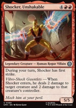 Marvel's Spider-man 0089 Shocker, Unshakable (Foil)