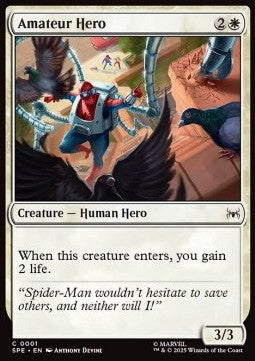 Marvel's Spider-man Eternal 0001 Amateur Hero (Foil)