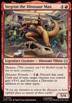 Marvel's Spider-man 0095 Stegron the Dinosaur Man (Foil)