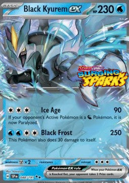 Surging Sparks 048/191 Black Kyurem ex (Set Logo Stamped)