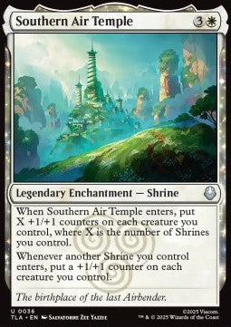 Avatar The Last Airbender 0036 Southern Air Temple (Foil)