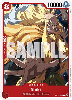 Legacy of the Master OP12-005 Shiki