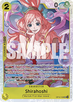 Legacy of the Master OP12-102 Shirahoshi (Foil)