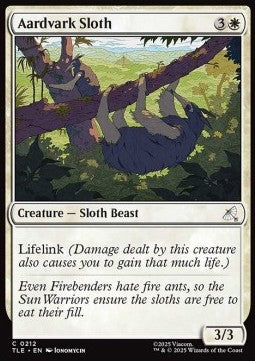 Avatar The Last Airbender Eternal 0212 Aardvark Sloth