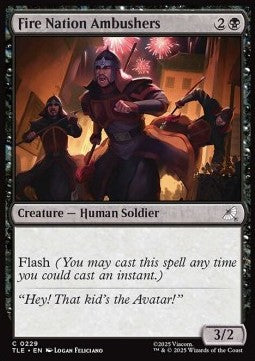 Avatar The Last Airbender Eternal 0229 Fire Nation Ambushers