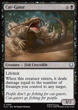 Avatar The Last Airbender 0091 Cat-Gator (Foil)