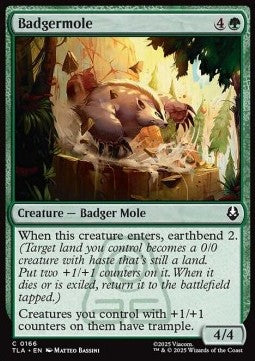 Avatar The Last Airbender 0166 Badgermole (Foil)