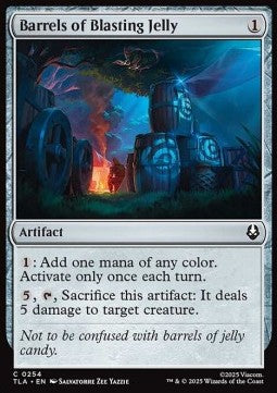 Avatar The Last Airbender 0254 Barrels of Blasting Jelly (Foil)