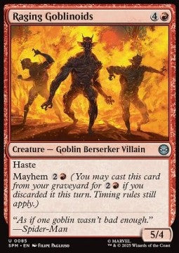 Marvel's Spider-man 0085 Raging Goblinoids (Foil)