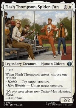Marvel's Spider-man 0007 Flash Thompson, Spider-Fan (Foil)