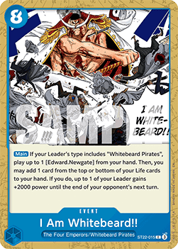 EX Ace & Newgate ST22-015 I Am Whitebeard!!